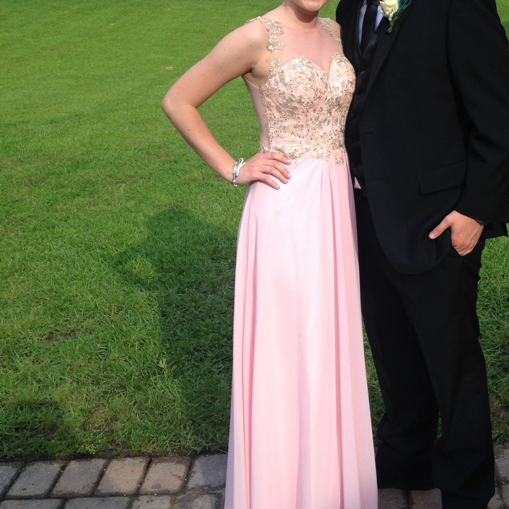 Pink prom dress